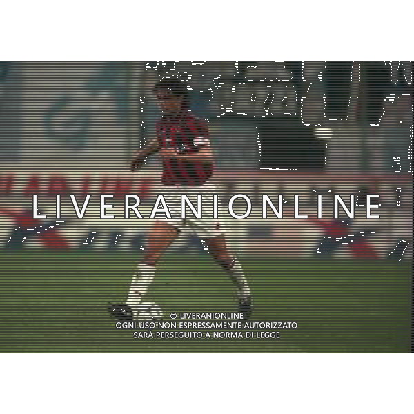 08-04-1998 MILANO-COPPA ITALIA MILAN LAZIO 1-0 NELLA FOTO PAOLO MALDINI AG ALDO LIVERANI SAS