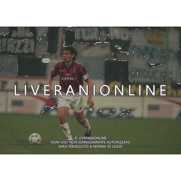08-04-1998 MILANO-COPPA ITALIA MILAN LAZIO 1-0 NELLA FOTO PAOLO MALDINI AG ALDO LIVERANI SAS