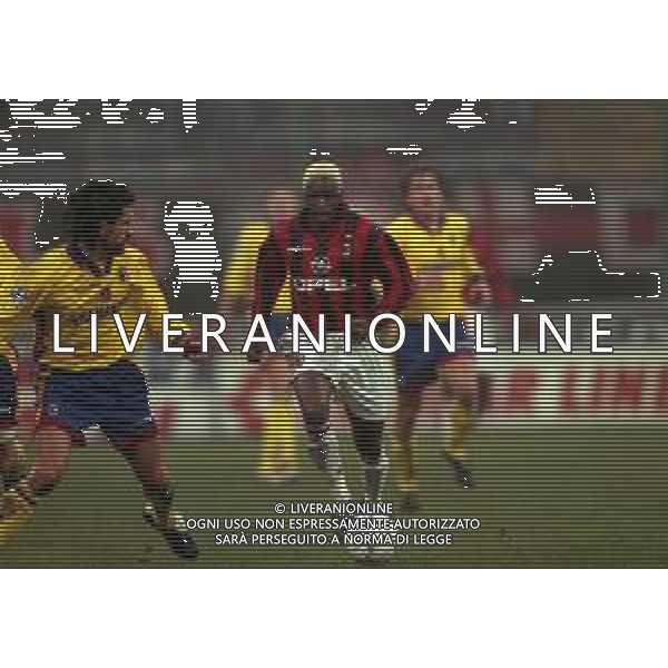 21-12-1997 MILANO-CAMPIONATO DI CALCIO SERIE A MILAN-BOLOGNA 0-0 NELLA FOTO IBRAHIM BA AG ALDO LIVERANI SAS