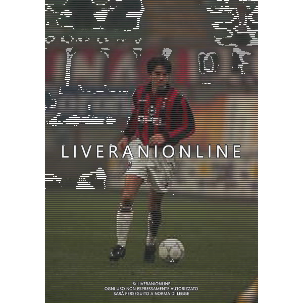 21-12-1997 MILANO-CAMPIONATO DI CALCIO SERIE A MILAN-BOLOGNA 0-0 NELLA FOTO ALESSANDRO COSTACURTA AG ALDO LIVERANI SAS