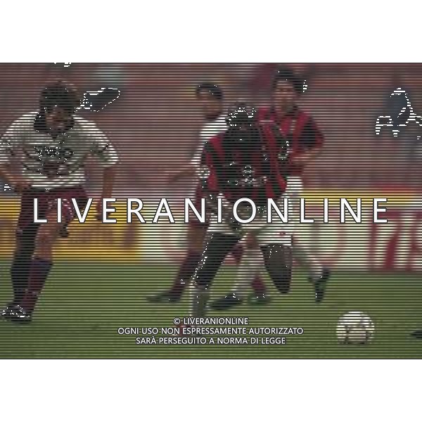 02-09-1997 MILANO-COPPA ITALIA MILAN REGGIANA 0-0 NELLA FOTO GEORGE WEAH AG ALDO LIVERANI SAS