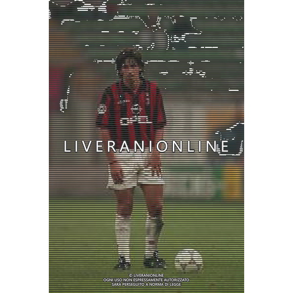 02-09-1997 MILANO-COPPA ITALIA MILAN REGGIANA 0-0 NELLA FOTO DEMETRIO ALBERTINI AG ALDO LIVERANI SAS