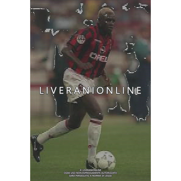 02-09-1997 MILANO-COPPA ITALIA MILAN REGGIANA 0-0 NELLA FOTO IBRAHIM BA AG ALDO LIVERANI SAS