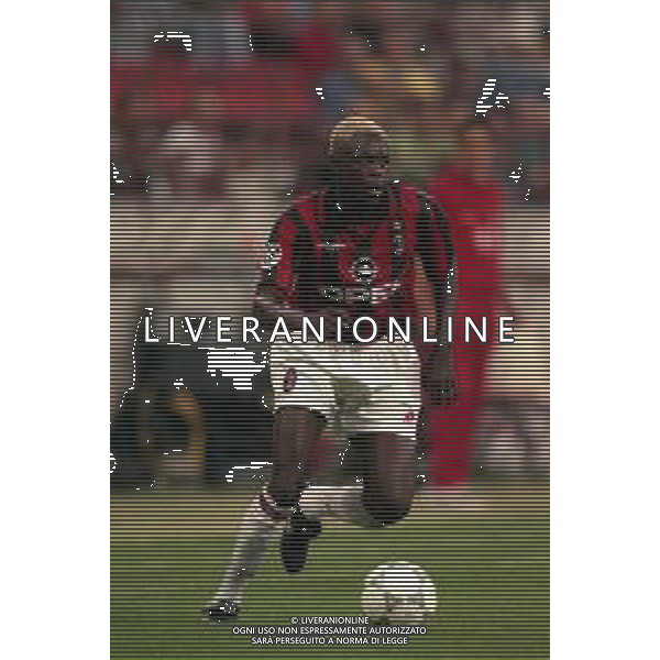 02-09-1997 MILANO-COPPA ITALIA MILAN REGGIANA 0-0 NELLA FOTO IBRAHIM BA AG ALDO LIVERANI SAS