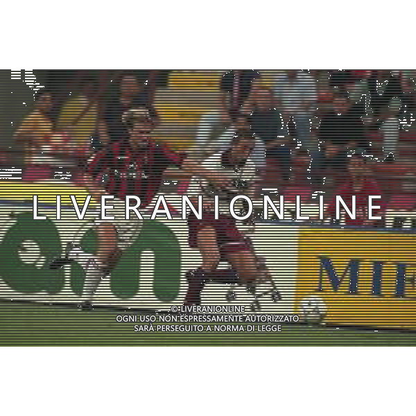 02-09-1997 MILANO-COPPA ITALIA MILAN REGGIANA 0-0 NELLA FOTO CHERUBINI -ANDREAS ANDERSSON AG ALDO LIVERANI SAS