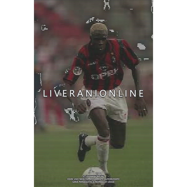 02-09-1997 MILANO-COPPA ITALIA MILAN REGGIANA 0-0 NELLA FOTO IBRAHIM BA AG ALDO LIVERANI SAS