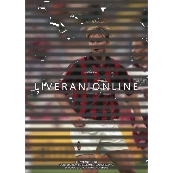 02-09-1997 MILANO-COPPA ITALIA MILAN REGGIANA 0-0 NELLA FOTO ANDREAS ANDERSSON AG ALDO LIVERANI SAS