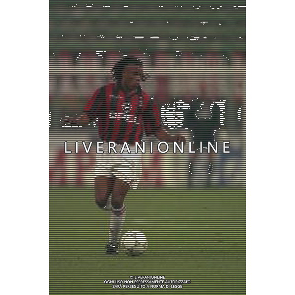 02-09-1997 MILANO-COPPA ITALIA MILAN REGGIANA 0-0 NELLA FOTO EDGARD DAVIDS AG ALDO LIVERANI SAS