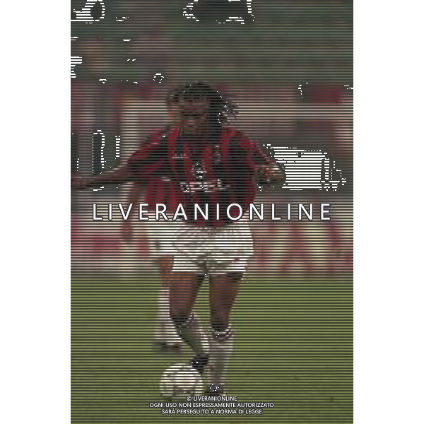 02-09-1997 MILANO-COPPA ITALIA MILAN REGGIANA 0-0 NELLA FOTO EDGARD DAVIDS AG ALDO LIVERANI SAS