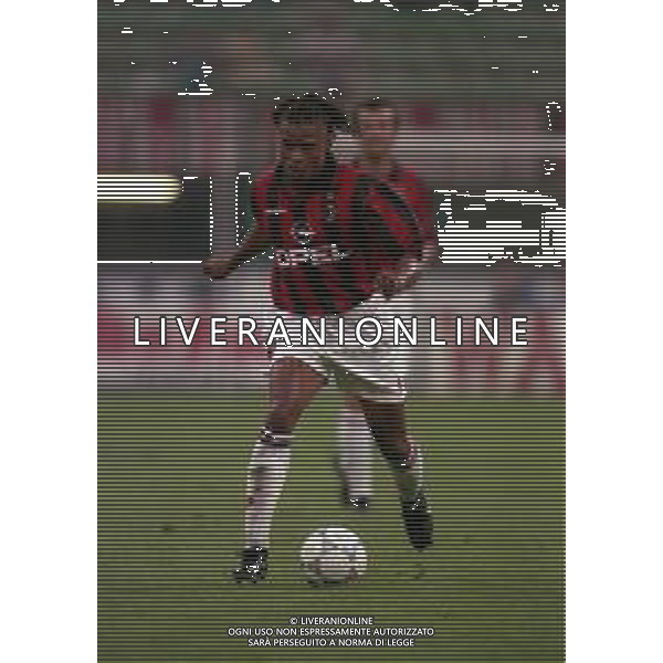 02-09-1997 MILANO-COPPA ITALIA MILAN REGGIANA 0-0 NELLA FOTO EDGARD DAVIDS AG ALDO LIVERANI SAS