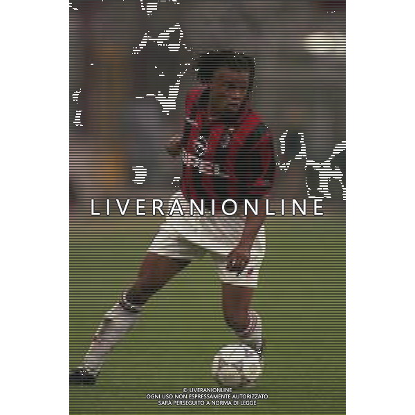 02-09-1997 MILANO-COPPA ITALIA MILAN REGGIANA 0-0 NELLA FOTO EDGARD DAVIDS AG ALDO LIVERANI SAS