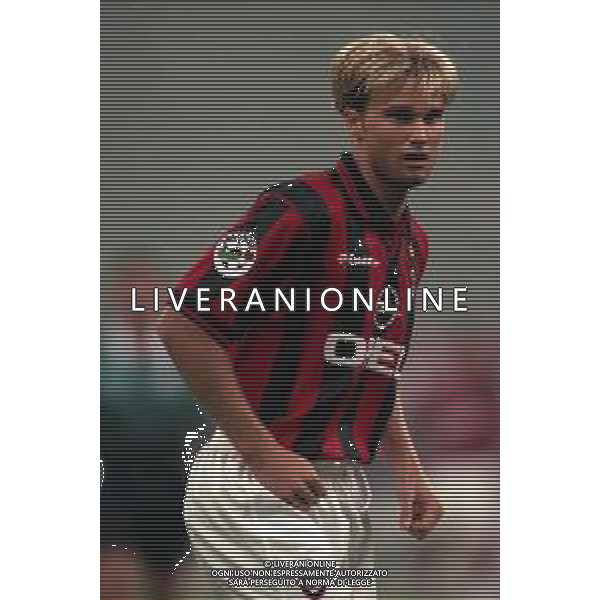 02-09-1997 MILANO-COPPA ITALIA MILAN REGGIANA 0-0 NELLA FOTO ANDREAS ANDERSSON AG ALDO LIVERANI SAS
