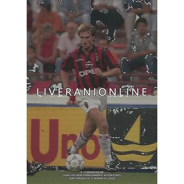 02-09-1997 MILANO-COPPA ITALIA MILAN REGGIANA 0-0 NELLA FOTO ANDREAS ANDERSSON AG ALDO LIVERANI SAS