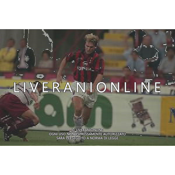 02-09-1997 MILANO-COPPA ITALIA MILAN REGGIANA 0-0 NELLA FOTO ANDREAS ANDERSSON AG ALDO LIVERANI SAS