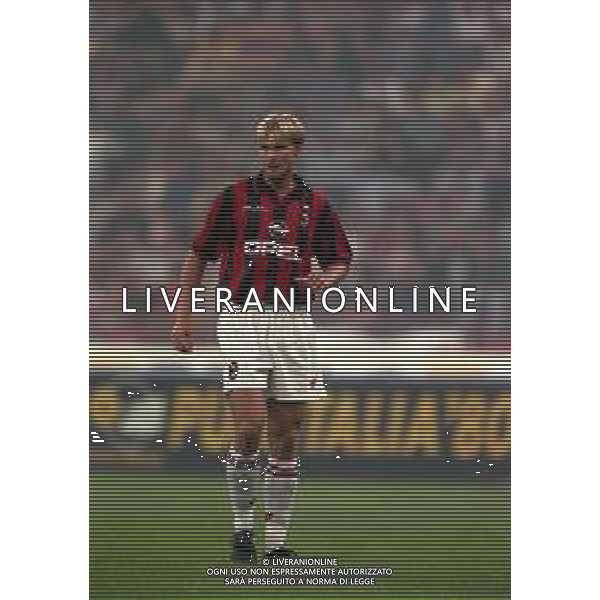 02-09-1997 MILANO-COPPA ITALIA MILAN REGGIANA 0-0 NELLA FOTO ANDREAS ANDERSSON AG ALDO LIVERANI SAS