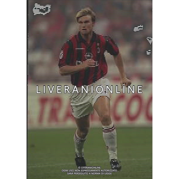 02-09-1997 MILANO-COPPA ITALIA MILAN REGGIANA 0-0 NELLA FOTO ANDREAS ANDERSSON AG ALDO LIVERANI SAS