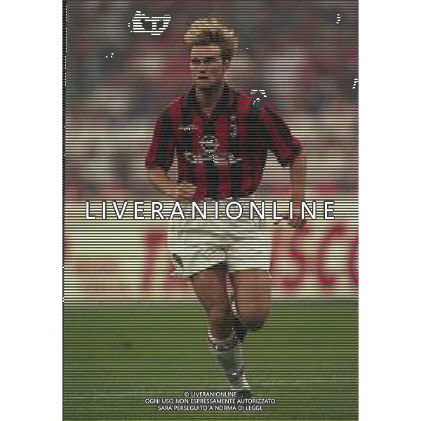 02-09-1997 MILANO-COPPA ITALIA MILAN REGGIANA 0-0 NELLA FOTO ANDREAS ANDERSSON AG ALDO LIVERANI SAS