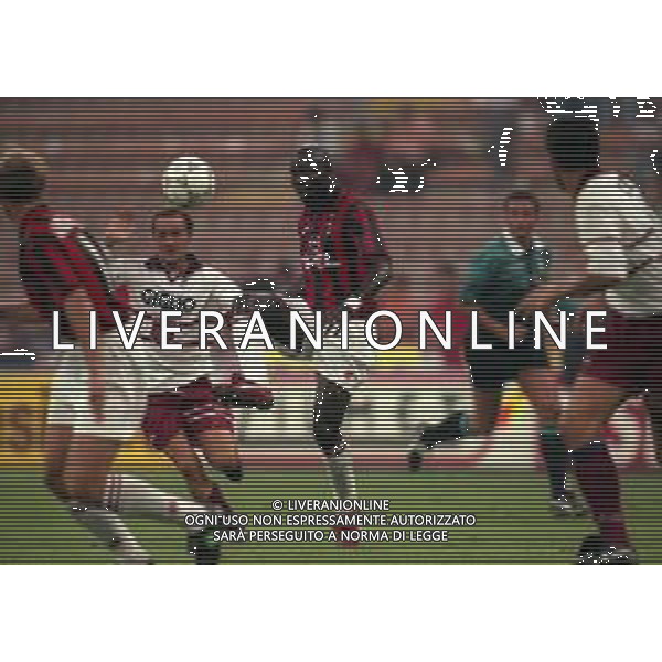 02-09-1997 MILANO-COPPA ITALIA MILAN REGGIANA 0-0 NELLA FOTO GEORGE WEAH AG ALDO LIVERANI SAS