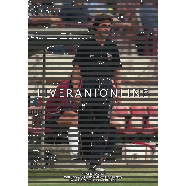 02-09-1997 MILANO-COPPA ITALIA MILAN REGGIANA 0-0 NELLA FOTO FRANCESCO ODDO ALLENATORE REGGIANA AG ALDO LIVERANI SAS