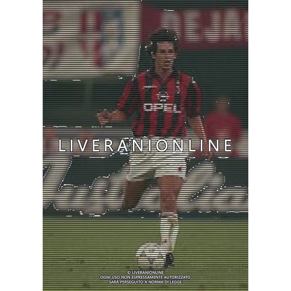 02-09-1997 MILANO-COPPA ITALIA MILAN REGGIANA 0-0 NELLA FOTO DEMETRIO ALBERTINI AG ALDO LIVERANI SAS