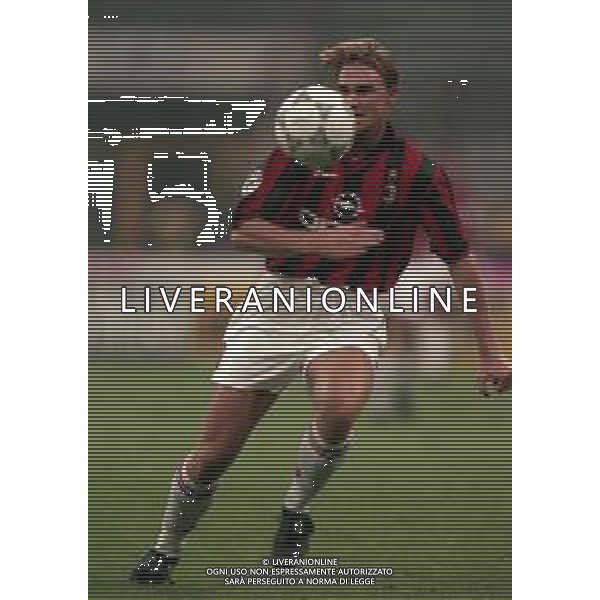 02-09-1997 MILANO-COPPA ITALIA MILAN REGGIANA 0-0 NELLA FOTO ANDREAS ANDERSSON AG ALDO LIVERANI SAS
