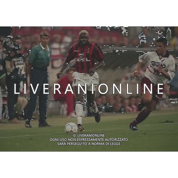 02-09-1997 MILANO-COPPA ITALIA MILAN REGGIANA 0-0 NELLA FOTO IBRAHIM BA AG ALDO LIVERANI SAS