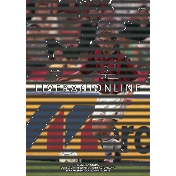 02-09-1997 MILANO-COPPA ITALIA MILAN REGGIANA 0-0 NELLA FOTO JESPER BLOMQVIST AG ALDO LIVERANI SAS