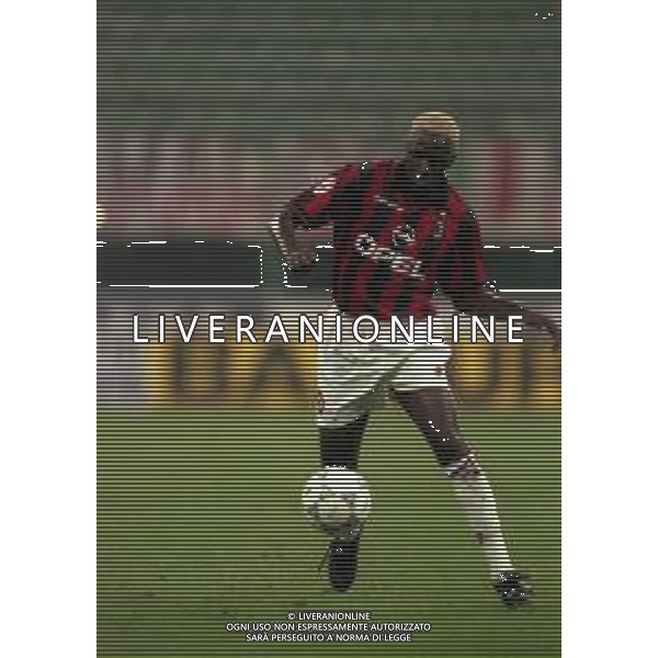 02-09-1997 MILANO-COPPA ITALIA MILAN REGGIANA 0-0 NELLA FOTO IBRAHIM BA AG ALDO LIVERANI SAS