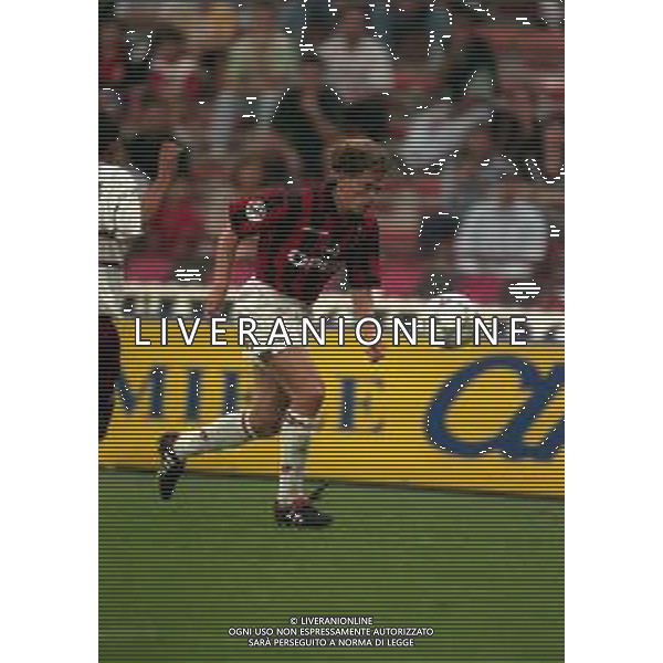 02-09-1997 MILANO-COPPA ITALIA MILAN REGGIANA 0-0 NELLA FOTO JESPER BLOMQVIST AG ALDO LIVERANI SAS