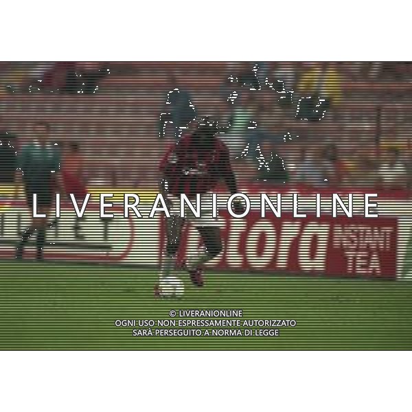 02-09-1997 MILANO-COPPA ITALIA MILAN REGGIANA 0-0 NELLA FOTO GEORGE WEAH AG ALDO LIVERANI SAS
