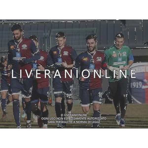 IMOLA 16 01 2019 AMICHEVOLE IMOLESE CALCIO-MEZZOLARA NELLA FOTO DA DESTRA ROSSI BELCASTRO CARRARO CARINI © SANNA/ AGENZIA ALDO LIVERANI SAS