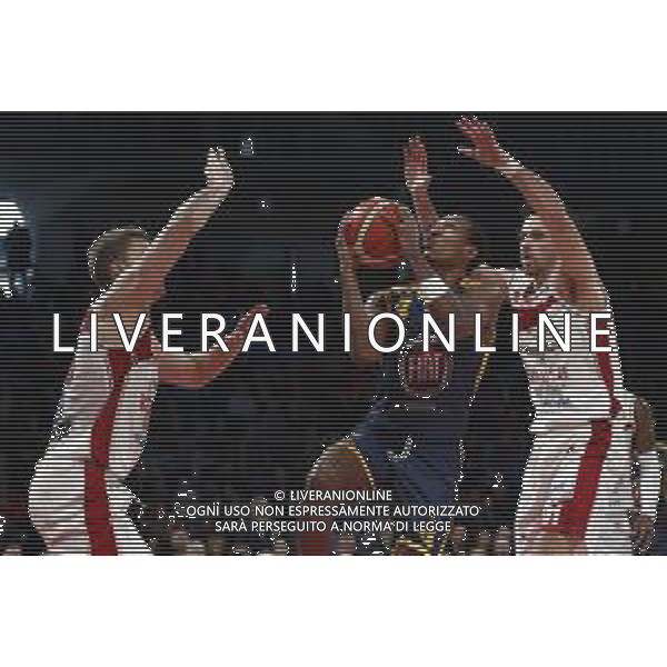 Lega Basket serie A Victoria Libertas Pesaro - Fiat Torino 13/01/2019 nella foto: Carr Tony (Fiat Torino) ©Claudio Zamagni/Agenzia Aldo Liverani Carr Tony (Fiat Torino) during basketball match between Victoria Libertas Pallacanestro Pesaro and Fiat Torino at Adriatic Arena in Pesaro on October 13 2019 photo credit Claudio Zamagni/Aldo Liverani Photo Agency
