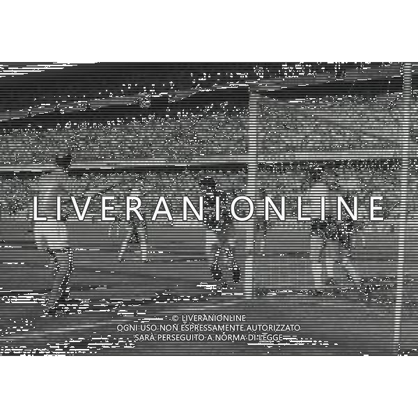 1990-1991 GENOVA- CAMPIONATO DI CALCIO SERIE A SAMPDORIA CAGLIARI 2-2 NELLA FOTO GOAL GIANLUCA VIALLI NELLA PARTITA SAMPDORIA CAGLIARI AG ALDO LIVERANI SAS