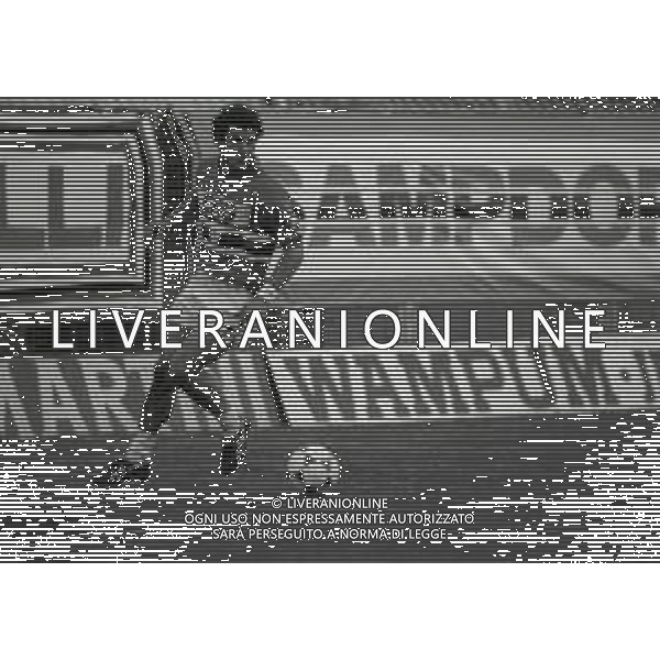 RETROSPETTIVA GIANLUCA VIALLI CALCIATORE NELLA FOTO GIANLUCA VIALLI CON LA MAGLIA DELLA SAMPDORIA AG ALDO LIVERANI SAS