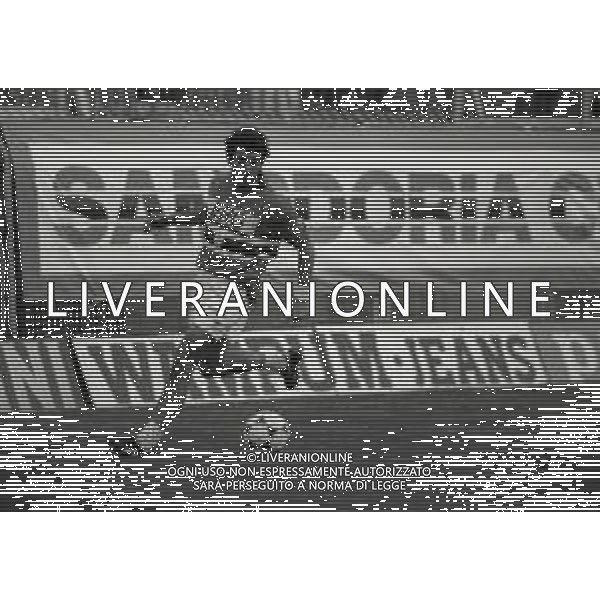 RETROSPETTIVA GIANLUCA VIALLI CALCIATORE NELLA FOTO GIANLUCA VIALLI CON LA MAGLIA DELLA SAMPDORIA AG ALDO LIVERANI SAS