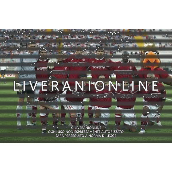 PERUGIA 19/07/2003 TERZO TURNO INTERTOTO 2003 PERUGIA-ALLIANSSI NELLA FOTO: FORMAZIONE PERUGIA* FOTO GIANNI NUCCI/AGENZIA ALDO LIVERANI