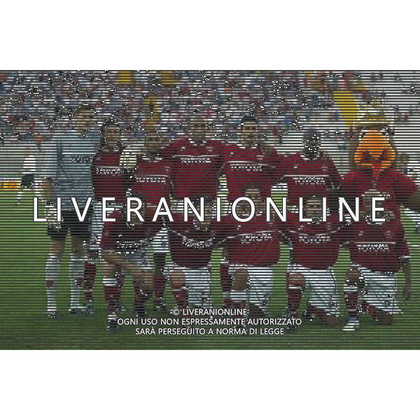 PERUGIA 19/07/2003 TERZO TURNO INTERTOTO 2003 PERUGIA-ALLIANSSI NELLA FOTO: FORMAZIONE PERUGIA* FOTO GIANNI NUCCI/AGENZIA ALDO LIVERANI