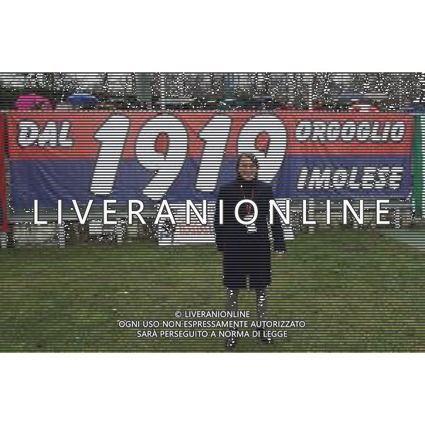 imola 19 01 2019 IMOLESE CALCIO-GIANA ERMINO SERIE C NELLA FOTO PRESIDENTE DELL\'IMOLESE CALCIO LORENZO SPAGNOLO FOTO GIANNI SANNA-AG ALDO LIVERANI SAS