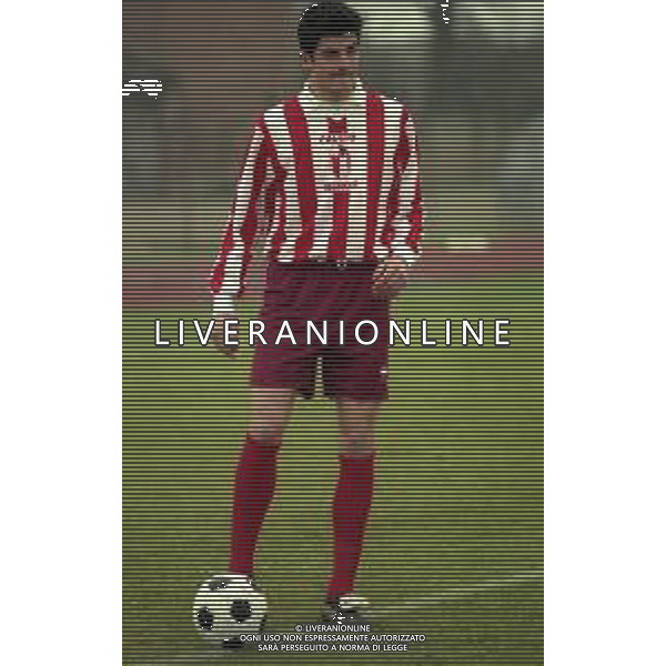 RETROSPETTIVA VINCENZO IAQUINTA CALCIATORE NELLA FOTO VINCENZO IAQUINTA CON LA MAGLIA DEL REGGIOLO AG ALDO LIVERANI SAS