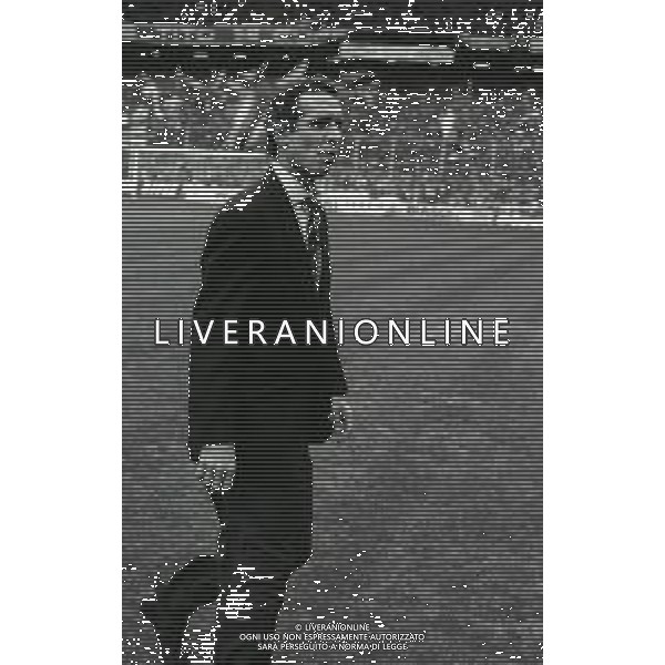 1989-1990 RETROSPETTIVA ALBERTO BIGON ALLENATORE CALCIO NELLA FOTO ALBERTO BIGON ALLENATORE NAPOLI CALCIO AG ALDO LIVERANI SAS