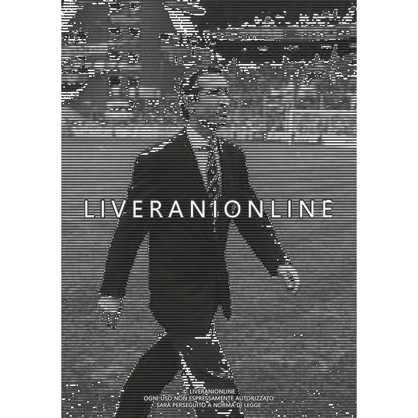 1989-1990 RETROSPETTIVA ALBERTO BIGON ALLENATORE CALCIO NELLA FOTO ALBERTO BIGON ALLENATORE NAPOLI CALCIO AG ALDO LIVERANI SAS