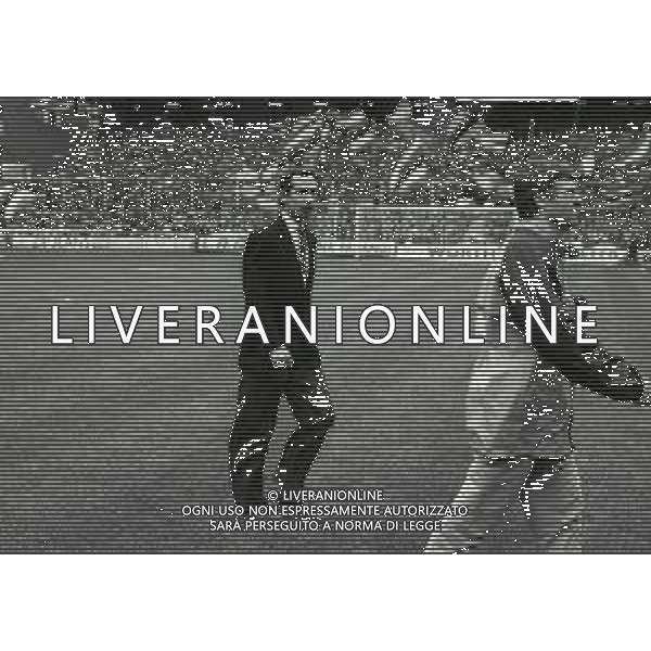 1989-1990 RETROSPETTIVA ALBERTO BIGON ALLENATORE CALCIO NELLA FOTO ALBERTO BIGON ALLENATORE NAPOLI CALCIO AG ALDO LIVERANI SAS