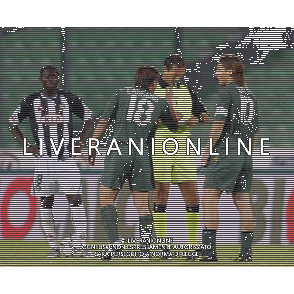 UDINE 19-5-05 COPPA ITALIA TIM 2004/2005 SEMIFINALE UDINESE-ROMA NELLA FOTO:MORGANTI - CASSANO - TOTTI PH: GARBUIO/AG. ALDO LIVERANI