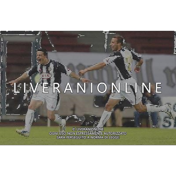 UDINE 19-5-05 COPPA ITALIA TIM 2004/2005 SEMIFINALE UDINESE-ROMA NELLA FOTO: L\'ESULTANZA DI DI NATALE PH: GARBUIO/AG. ALDO LIVERANI