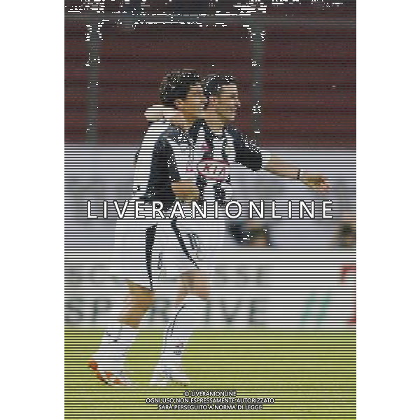 UDINE 19-5-05 COPPA ITALIA TIM 2004/2005 SEMIFINALE UDINESE-ROMA NELLA FOTO: L\'ESULTANZA DI DI NATALE PH: GARBUIO/AG. ALDO LIVERANI