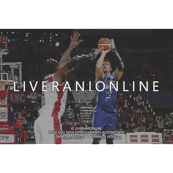 Lega Basket serie A 26/01/2019 Victoria Libertas Pesaro - Happy Casa Brindisi nella foto: Rush Erik (Happy Casa Brindisi) McCree Erik (V.L. Pesaro) ©Claudio Zamagni/Agenzia Aldo Liverani / AGENZIA ALDO LIVERANI SAS