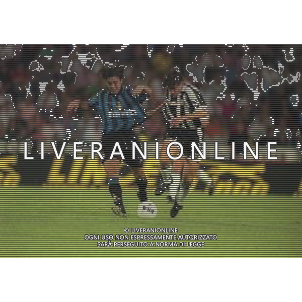 08-08-1997 UDINE-TROFEO BIRRA MORETTI UDINESE INTER NELLA FOTO ALVARO RECOBA E GIULIANO GIANNICHEDDA AG ALDO LIVERANI SAS