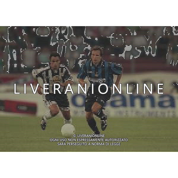 08-08-1997 UDINE-TROFEO BIRRA MORETTI UDINESE INTER NELLA FOTO BENOIT CAUET E JOHAN WALEM AG ALDO LIVERANI SAS