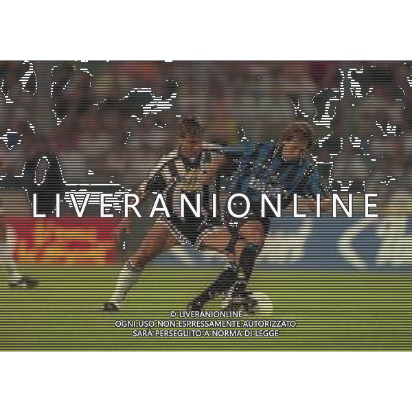 08-08-1997 UDINE-TROFEO BIRRA MORETTI UDINESE INTER NELLA FOTO BENOIT CAUET E ALESSANDRO ORLANDO AG ALDO LIVERANI SAS