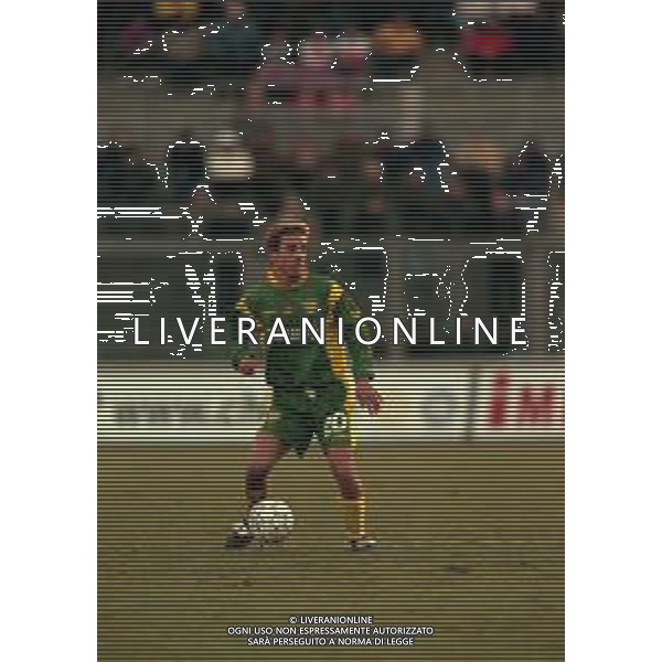 07-02-1999 BERGAMO CAMPIONATO DI CALCIO SERIE B ATALANTA CHIEVO 1-1 NELLA FOTO DANIELE FRANCESCHINI AG ALDO LIVERANI SAS